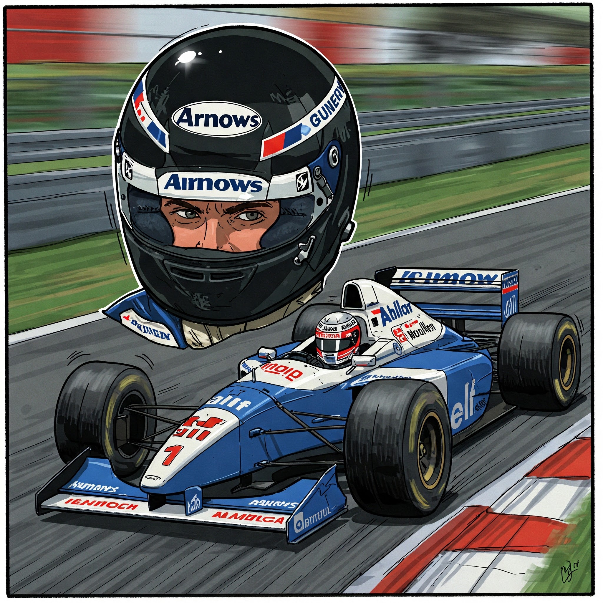 Damon Hill und der Arrows A18: Mehr als nur ein Achtungserfolg