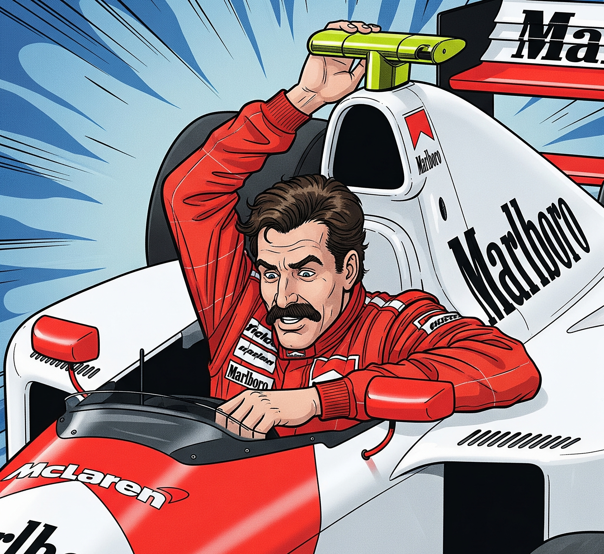 Der Löwe im Käfig: Nigel Mansells unglückliches McLaren-Intermezzo 1995