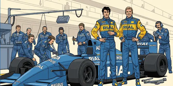 Der „blaue Ferrari“: Die kurze, aber wilde Geschichte des Rial F1 Teams